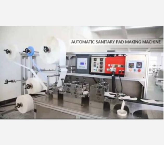 Full efficiency auto sanitary pad making machine